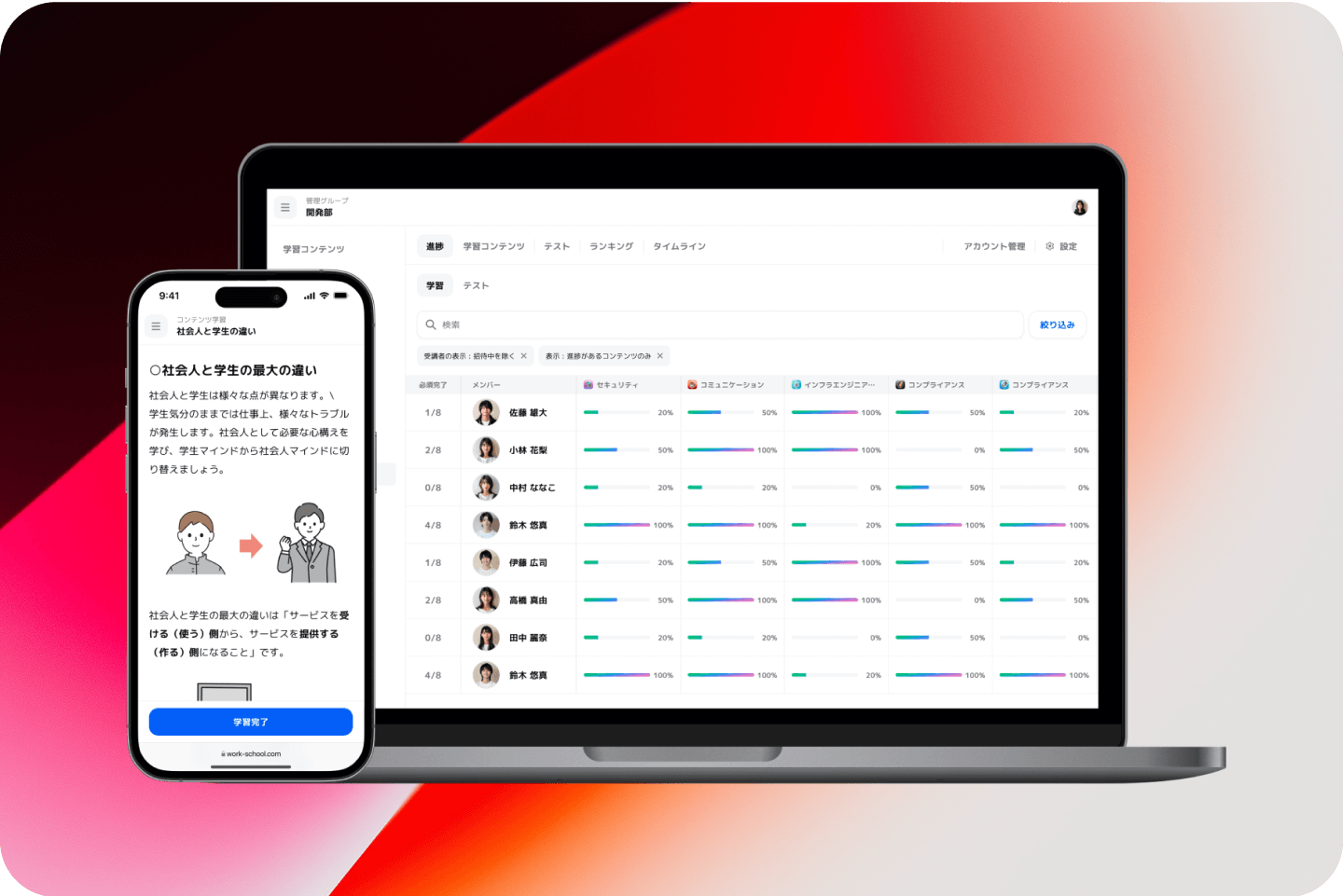 Workschool 内定者モバイル